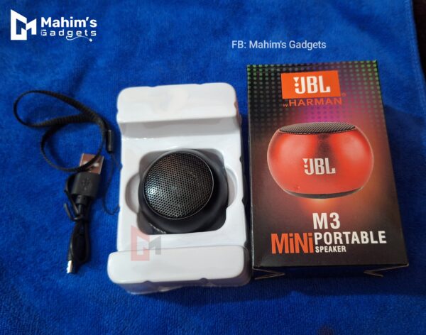 JBL M3 Mini Wireless Bluetooth Speaker Metal Body - Image 5